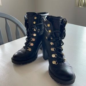G by Guess combat boots, black, great condition